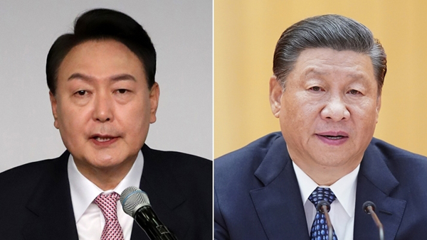中 "尹대통령, 시진핑 총서기 재선출에 축전‥中번영 축원"