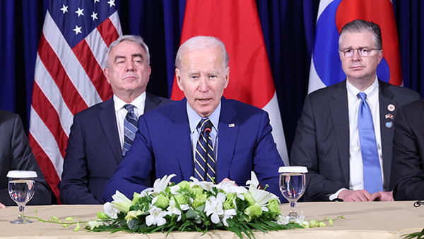 바이든 "北 도발 계속‥한·미·일, 그 어느 때보다 대북 공조"