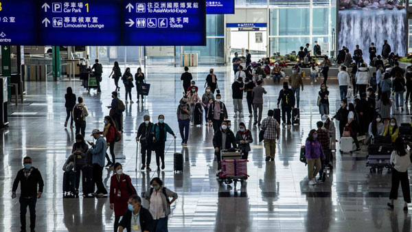 홍콩, 확진자·밀접접촉자 격리 기간 5일로 단축