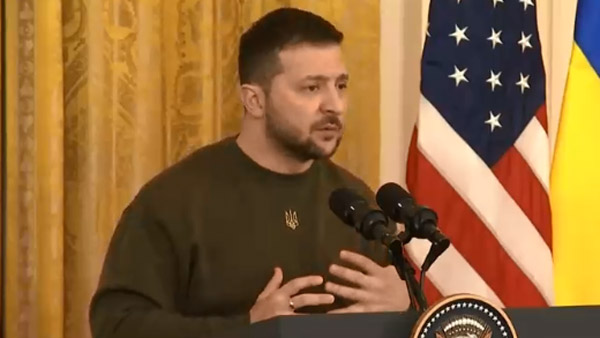 젤렌스키 "영토 전쟁 아닌 민주주의 규정 전쟁…굴복 안 해"