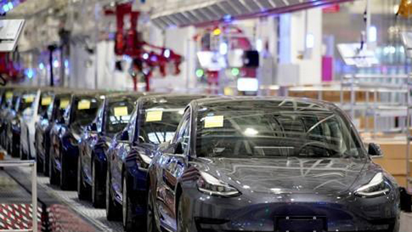 "테슬라 상하이 공장 연말 9일간 생산 중단‥휴업 계획 앞당겨"