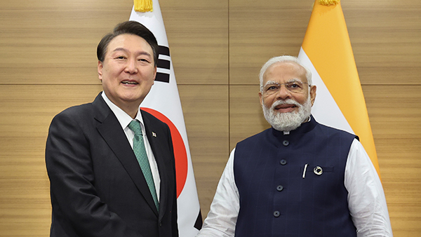 한-인도 정상회담 "K-9 포함 방산 등 첨단기술 분야 협력"