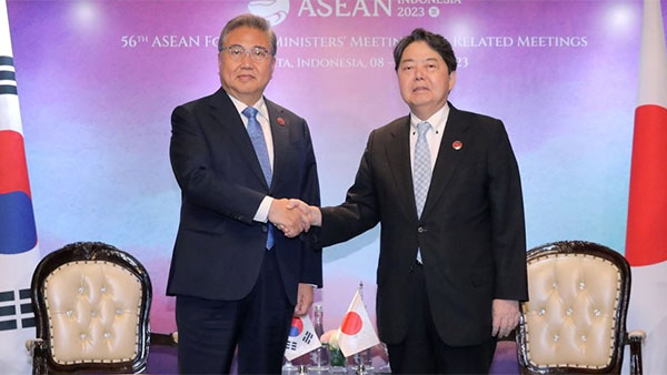 한일 외교장관회담 개최‥오염수 방류시점 언급 안해