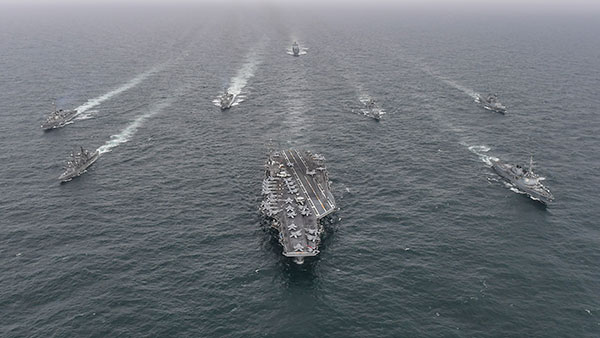 한·미·일, 동해 공해상에서 미사일 방어훈련‥북한 ICBM 대응