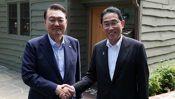 美 캠프데이비드서 한일 정상회담 개최‥"연내 고위경제협의회 재개"