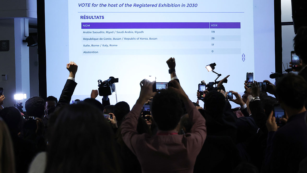 2030세계박람회 부산 유치 실패‥사우디 리야드서 개최