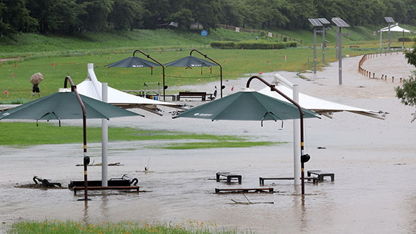 금강 유역 곳곳 홍수경보 발령‥"하천변 이용자제"