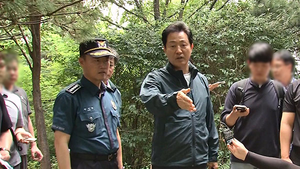 신림 성폭행 현장방문 오세훈 "범죄예방디자인 도입·특별팀 가동"