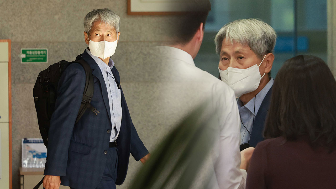 부산저축은행 허위 인터뷰 의혹 신학림 검찰 출석