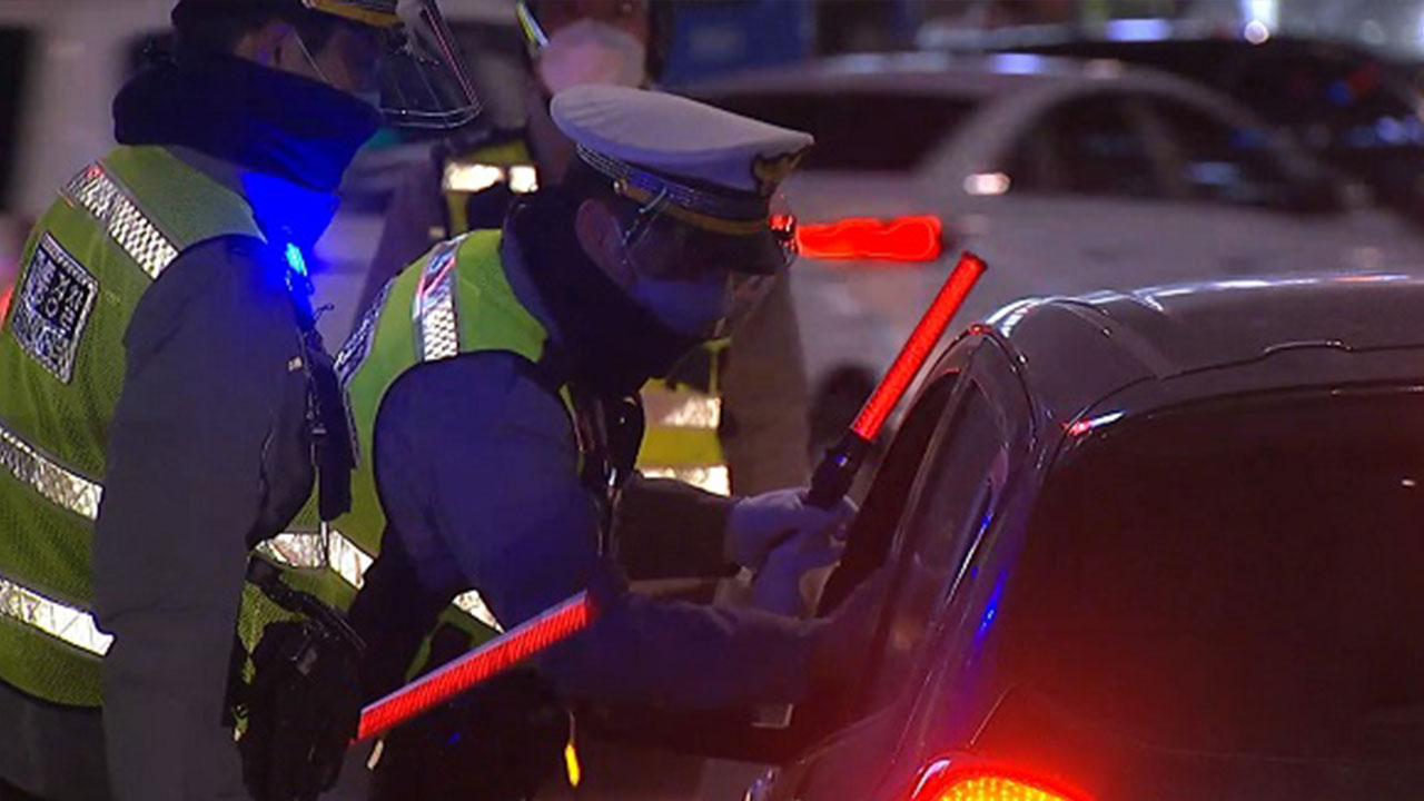 보호난간 들이받고 도주‥잡고 보니 '면허 취소 수준' 음주운전