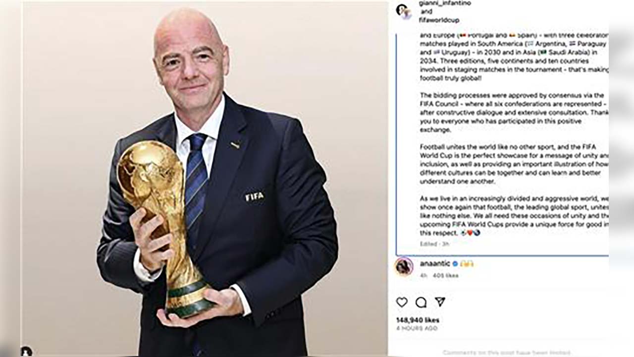 사우디, 2034 월드컵 유치 사실상 확정‥FIFA 회장도 SNS로 언급