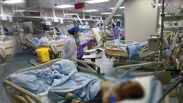 "중국 코로나 사망자 하루 1만 6천 명 추산‥미국 대유행 뛰어넘어"