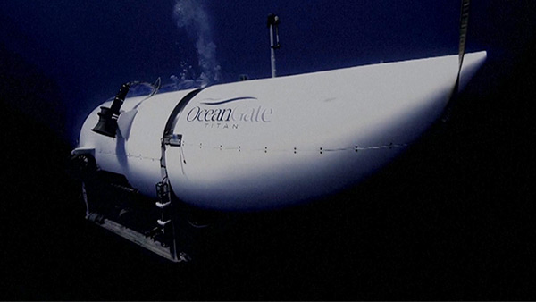 '타이태닉 탐사' 심해관광 잠수정 실종‥英억만장자 등 5명 탑승