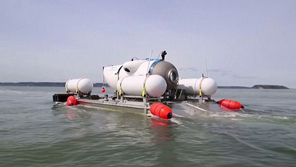 '타이태닉 탐사' 심해관광 잠수정 실종‥英억만장자 등 5명 탑승