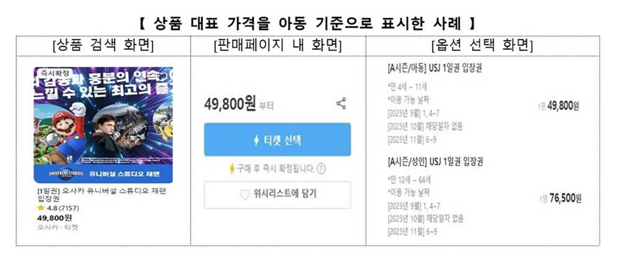 "저렴해 클릭했더니"‥해외 테마파크 입장권 '다크패턴' 주의보