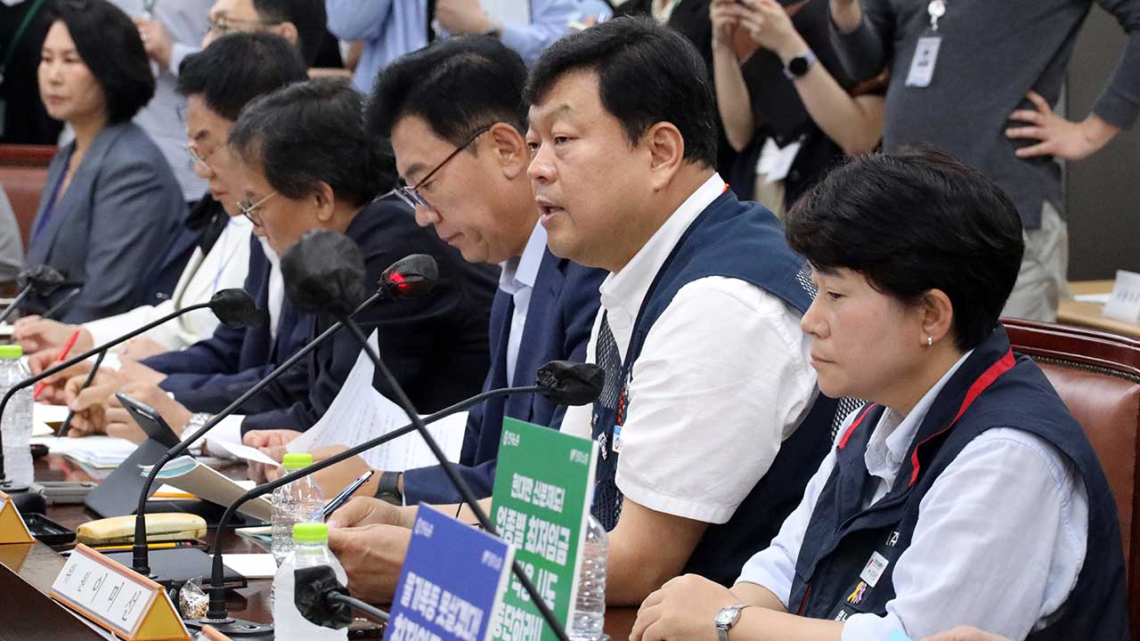 "'배달 라이더·택배기사' 특수고용자도 최저임금 적용해야"‥노동계 논의 요구