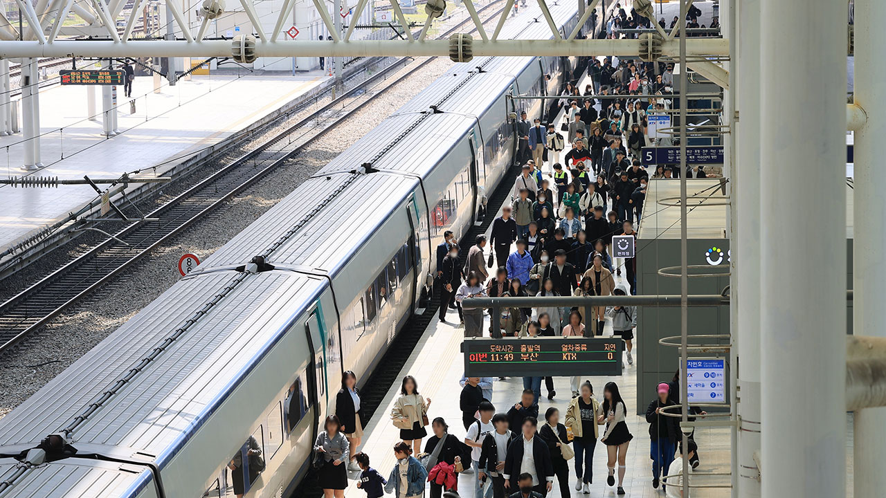 상반기 철도 수송량, 역대 최대‥코레일·SR 합산 약 8천500만 명