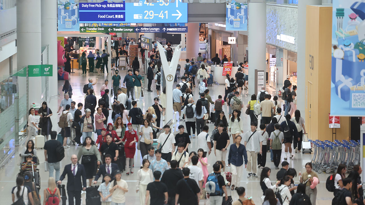 상반기 국제선 탑승객 4천277만명‥미국·일본 역대 최다