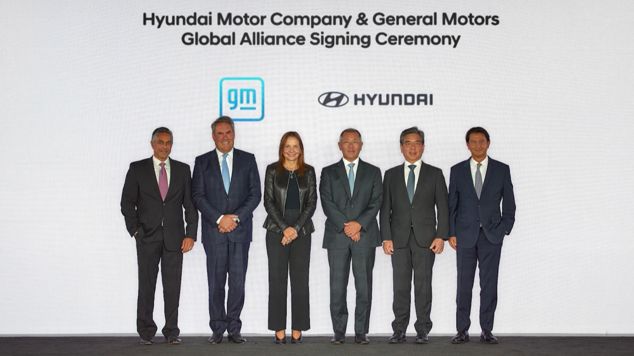 현대차 미국 제네럴 모터스와 MOU체결 "전문성, 경쟁력 강화"