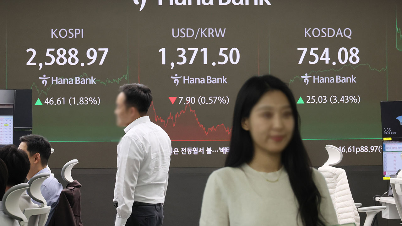 '금투세 폐지' 기대에 코스피 1.8% 올라 2,580대 마감‥코스닥 3.4% 상승