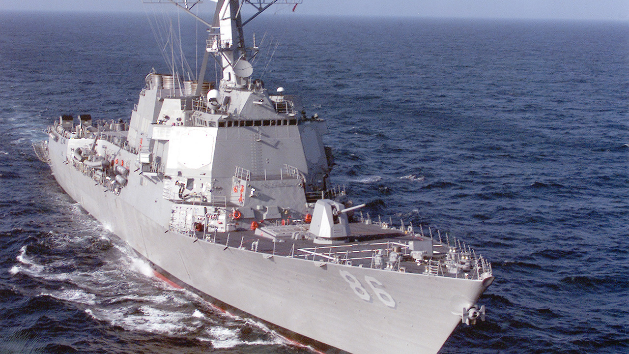 미 해군 이지스구축함, 제주 해군기지 입항