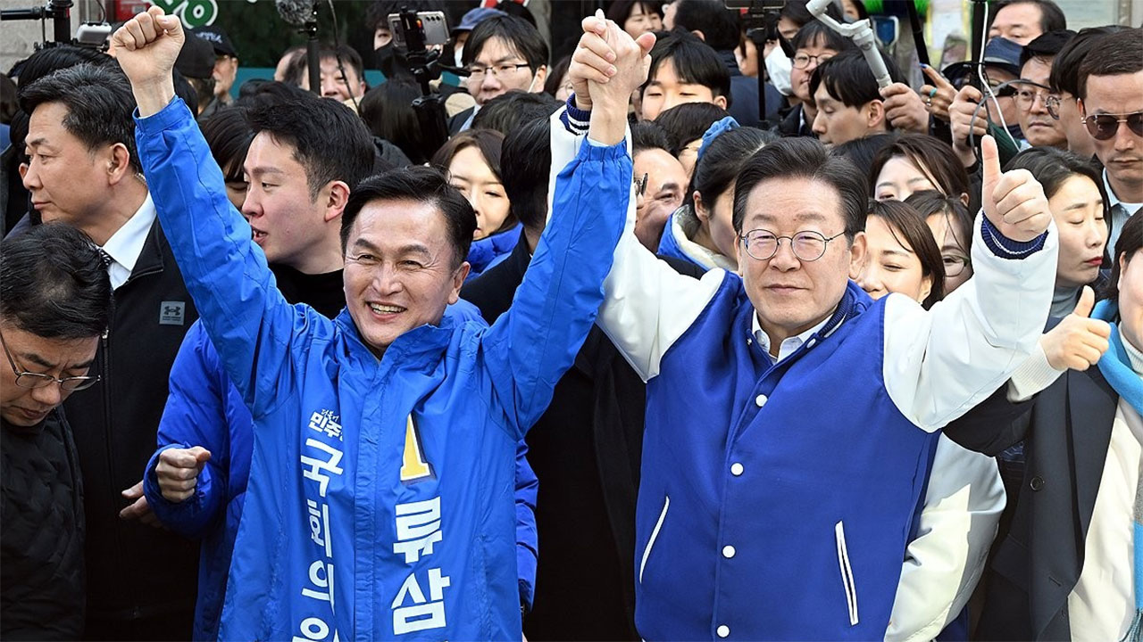 이재명 "정권 잘못 방치하면 악의 편"‥이틀째 동작을 지지 방문