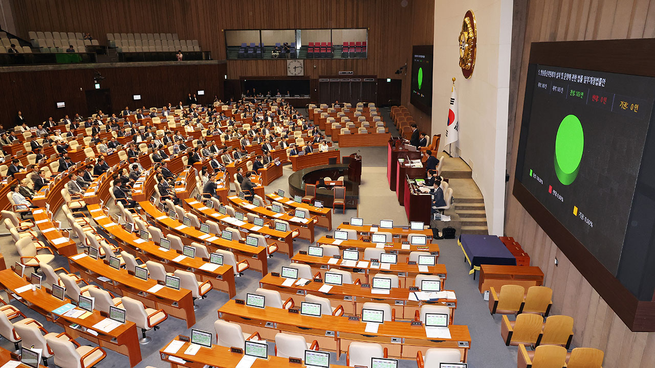 방통위법, 본회의 통과‥'방송법' 상정과 2차 필리버스터 시작