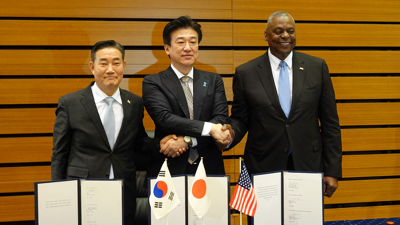 한미일 국방장관, '안보협력 프레임워크' 서명으로 훈련 정례화