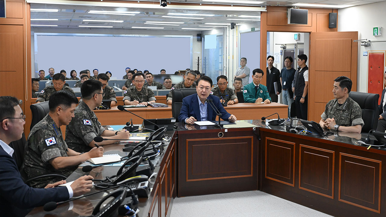 윤 대통령, 계룡대 찾아 "안보가 곧 경제"‥4박 5일 휴가 마무리