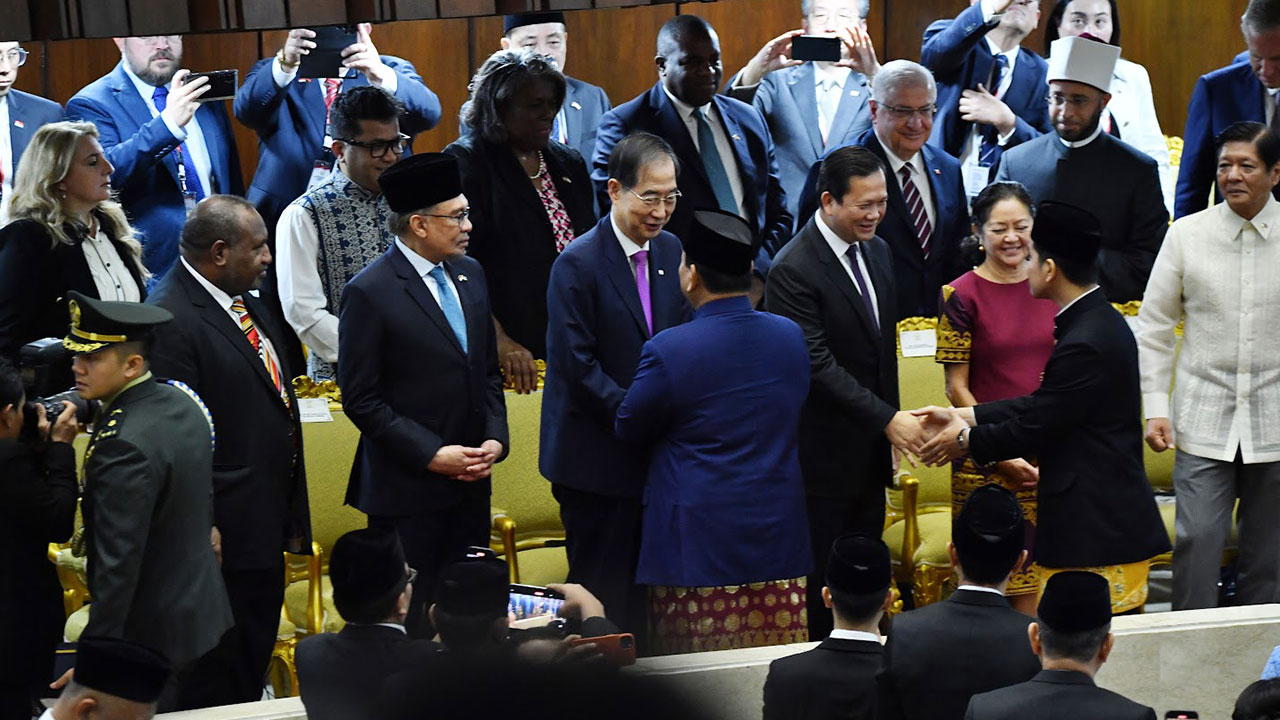 한 총리, 신임 인도네시아 대통령에 윤 대통령 친서 전달