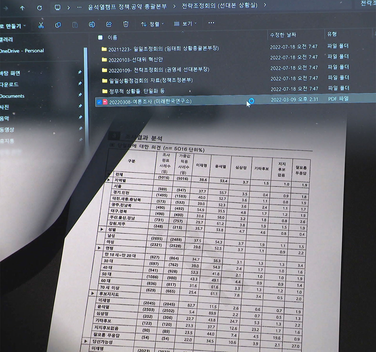 "尹캠프 외장하드에 '명태균 보고서'‥대선 당일도 파일 보고받아"