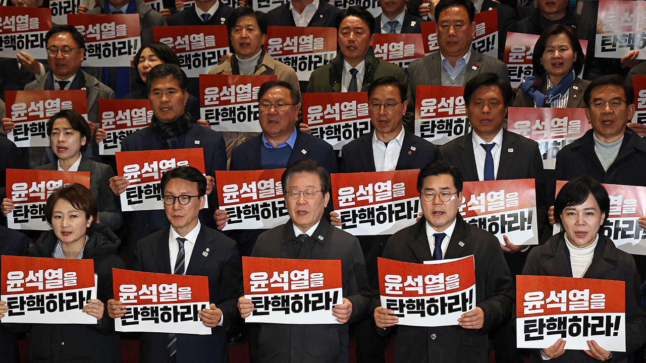 민주 "대통령 탄핵안 일주일마다 재추진"‥11일 발의·14일 투표 전망