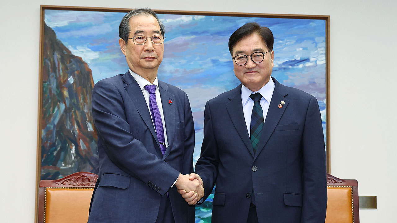 우원식 "국정협의체 조속 가동해야"‥한덕수 "국회와 긴밀 협력할 것"