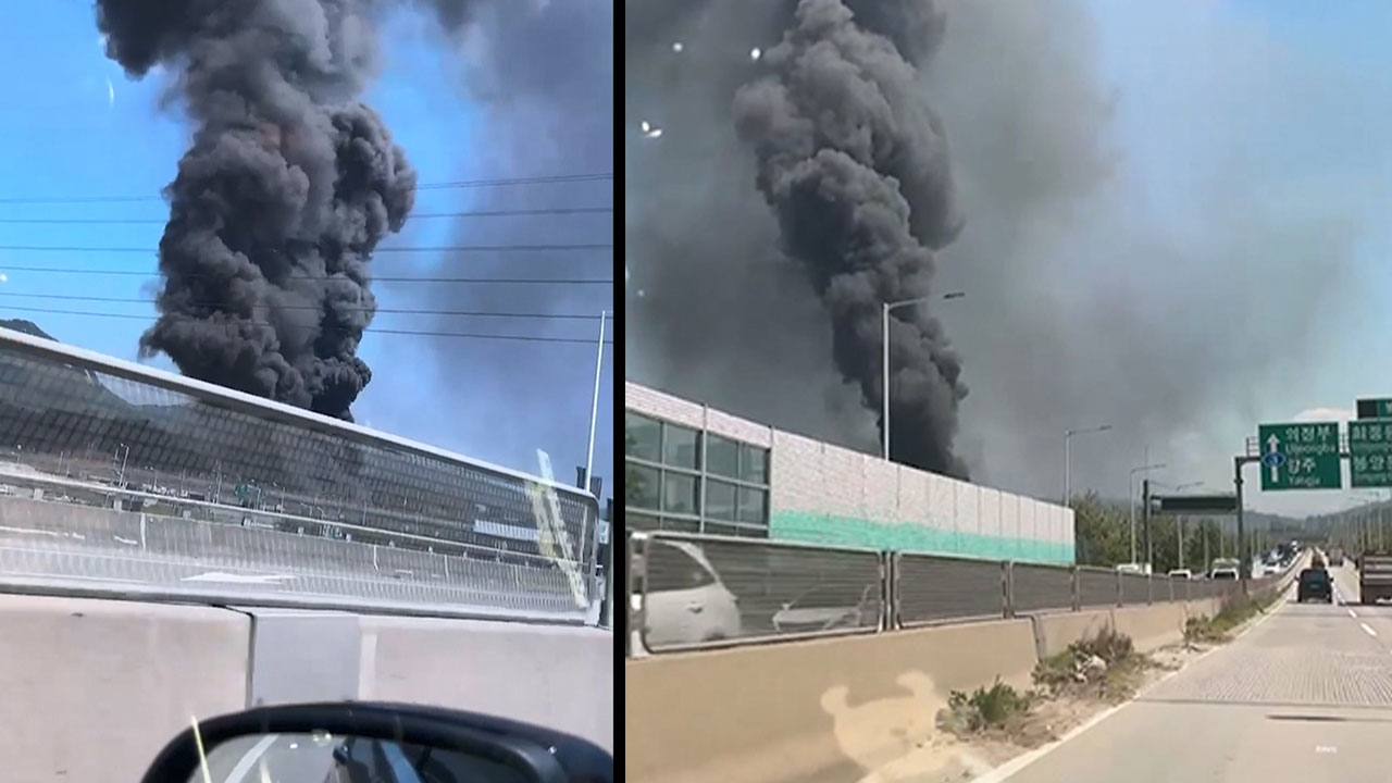경기 양주 봉양동 플라스틱 제조 공장서 불‥5시간 반 만에 완진
