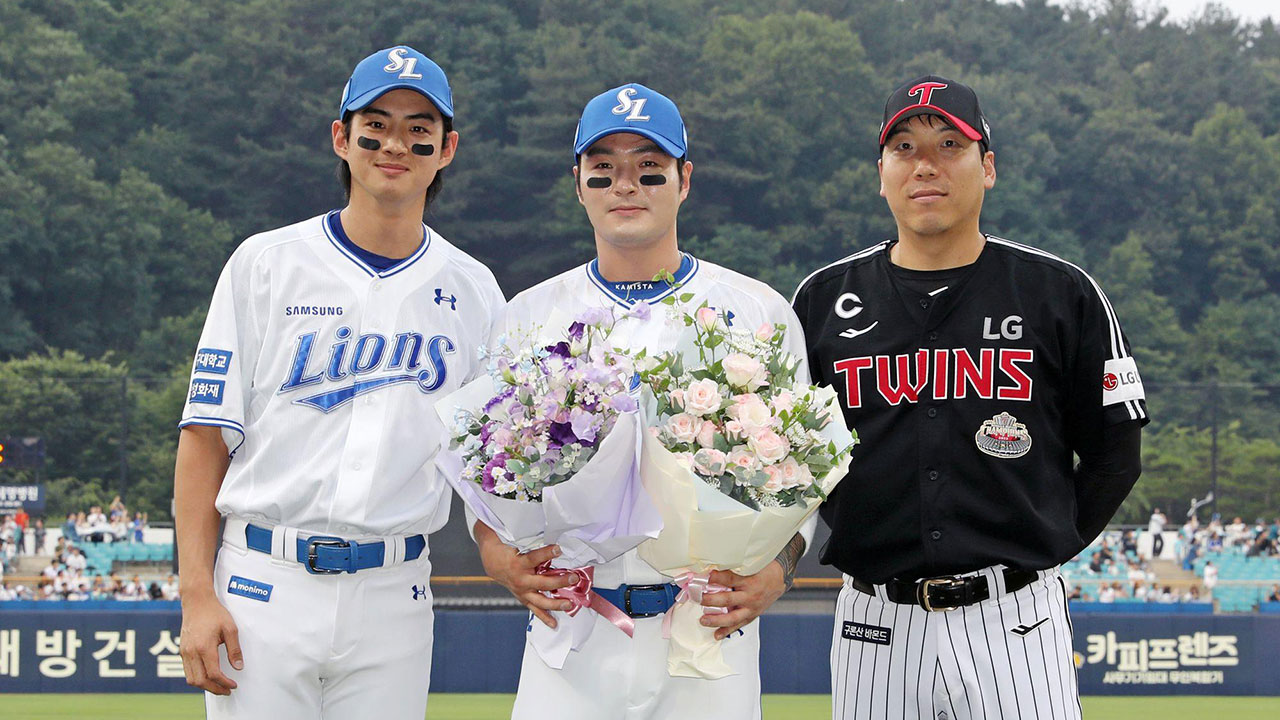 삼성 박병호, 한미 통산 400홈런 기록