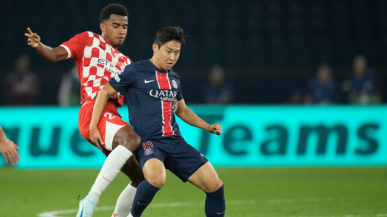 파리 생제르맹, 챔피언스리그 첫 경기서 진땀승‥이강인, 후반 교체투입