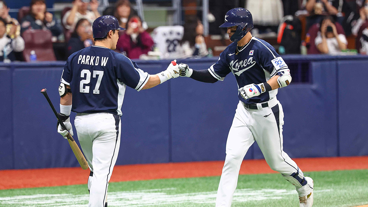 '장타 8개' 야구대표팀, 쿠바와의 2차 평가전 13-3 대승