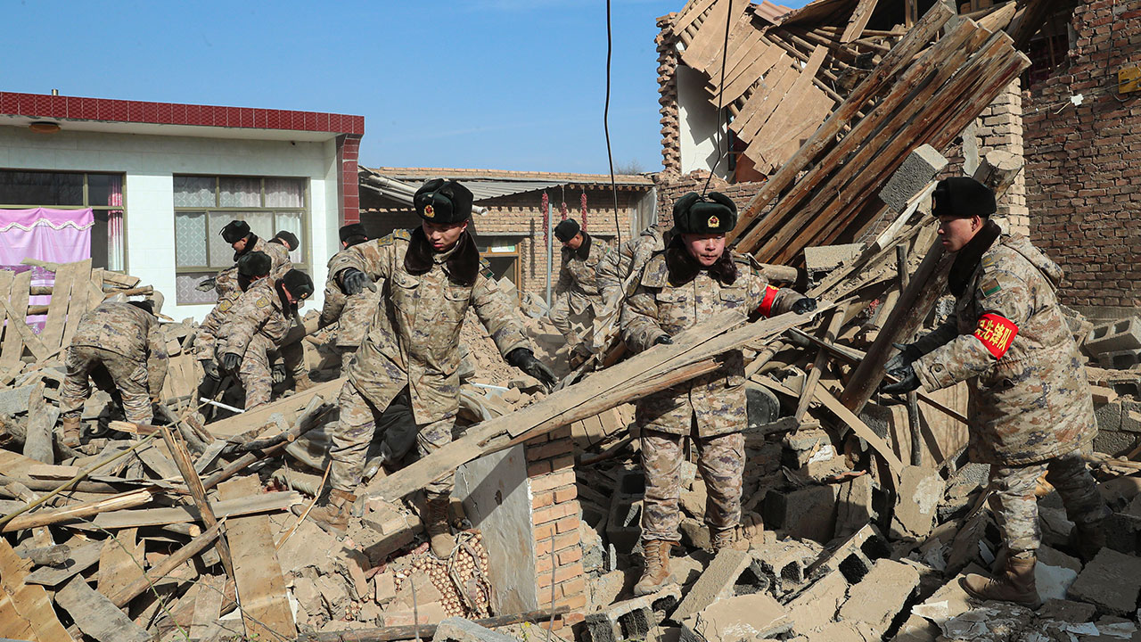 2주 전 강진 타격 중국 간쑤성서 또 규모 4.9 지진‥"두 지진 무관"