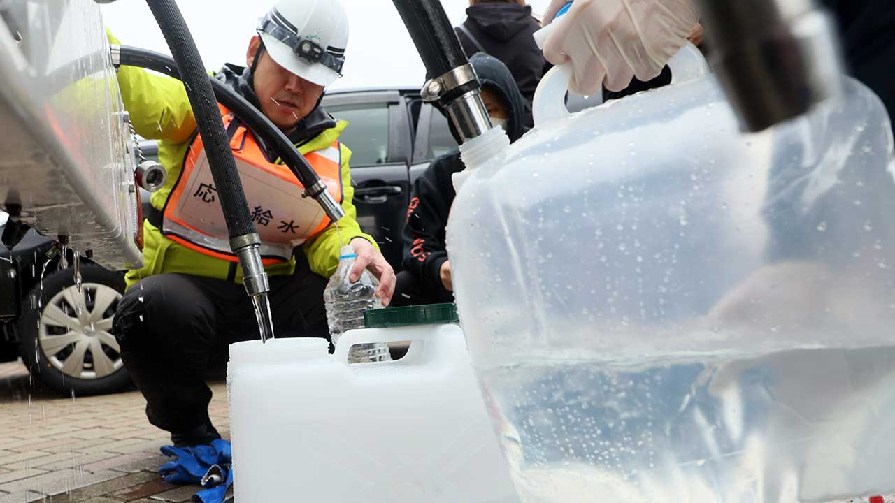 일본 노토반도 5만 가구 여전히 단수 고통‥"복구에 최소 2개월"