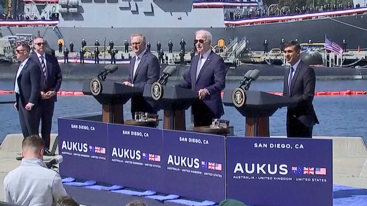 미국 "오커스, 첨단군사 역량 공동개발 파트너로 한국 고려"