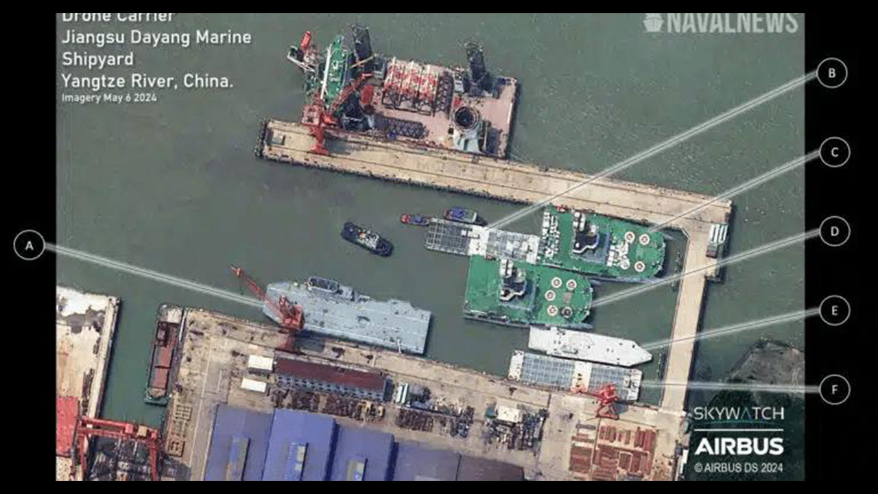 "중국, 네 번째 항공모함 건조‥세계 첫 '드론 항모' 추정"