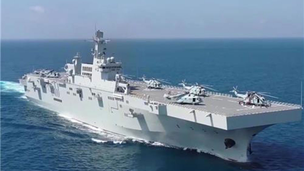 중국, '영유권 분쟁' 스프래틀리군도에 강습상륙함 첫 배치