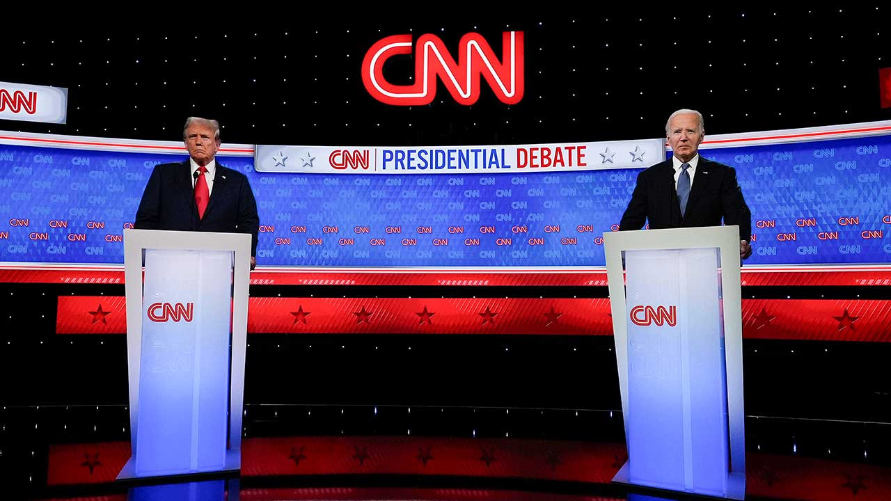 미 대선 토론 직후 트럼프 지지율 바이든 제쳐‥3%포인트 우위