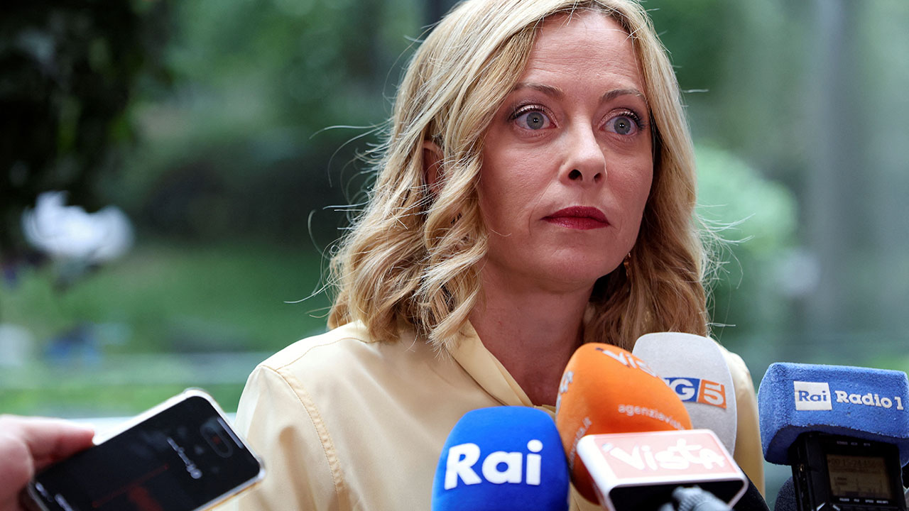 '첫 방중' 멜로니 이탈리아 총리 "무역 불균형 재조정이 목적"