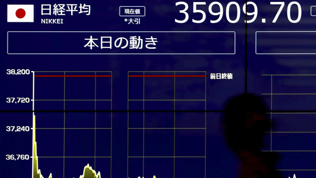日증시 12.4% 대폭락‥1987년 '블랙 먼데이' 넘어 사상최대 낙폭