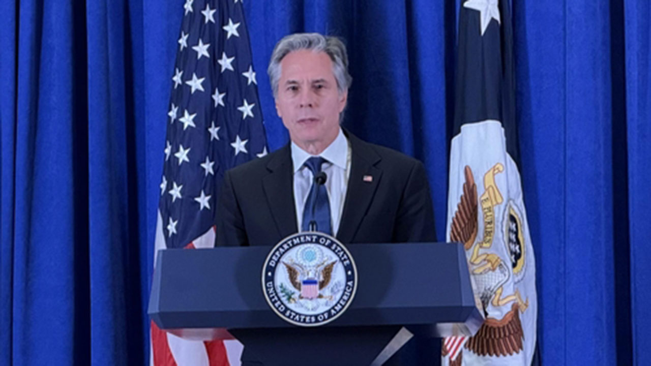 美국무장관 "北·中·이란 압박해 러 전쟁지원 막아야"