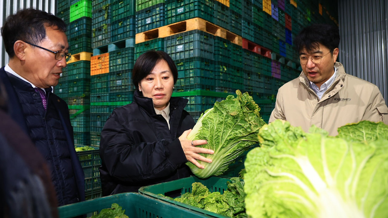 농식품장관 "사재기·담합 강력 처벌‥배추·무 수급 관리 총력"