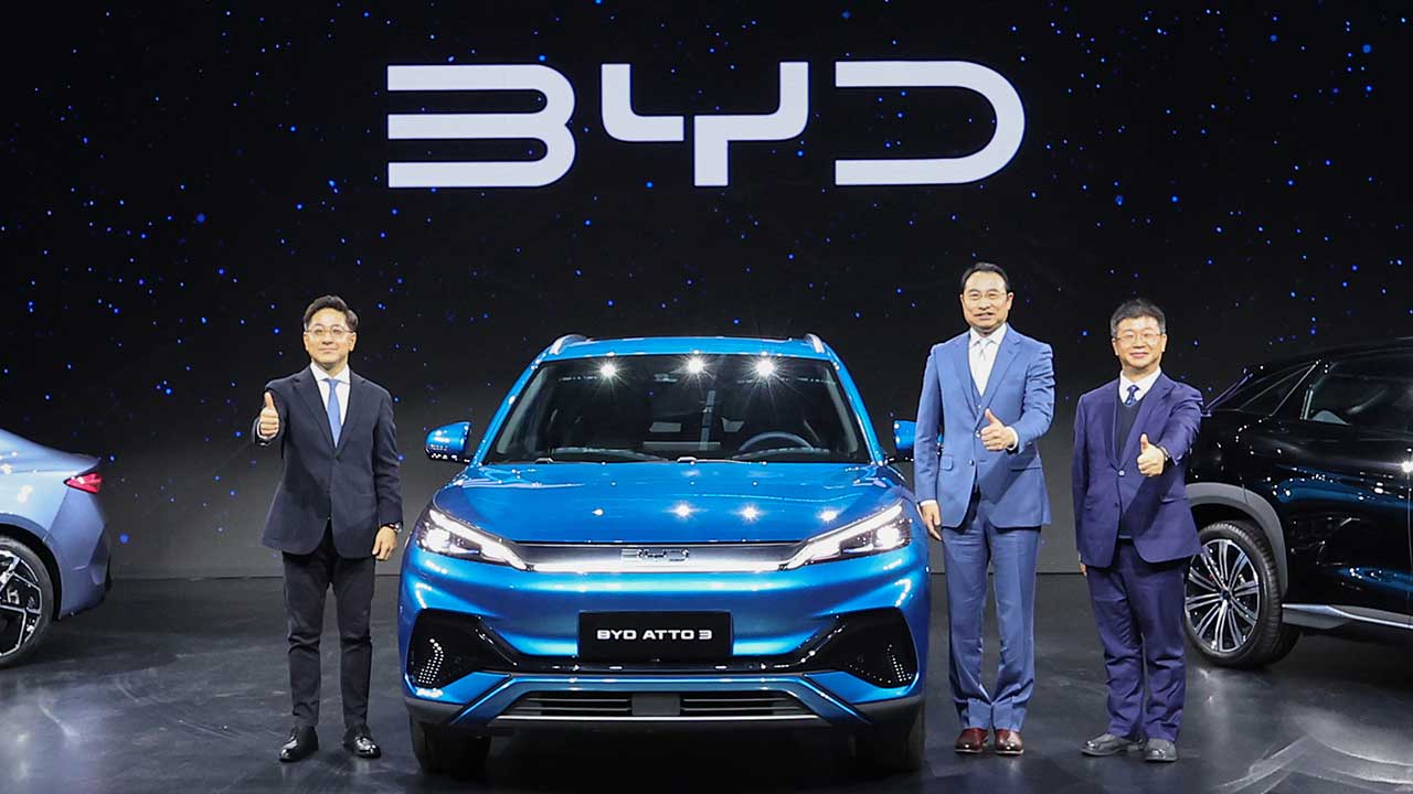 중국 BYD, 한국 시장 본격 진출‥첫 모델, 3천만원대 '아토3'