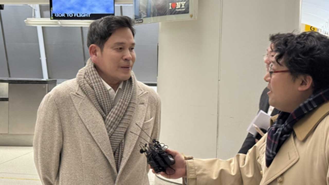 대통령 취임식 참석차 미국 방문한 정용진 회장‥"대미 창구 빨리 개선돼야"