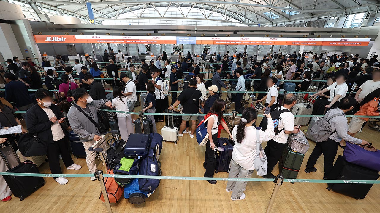올해 설 명절 134만 명 비행기 타고 해외행‥인천공항 104만 명